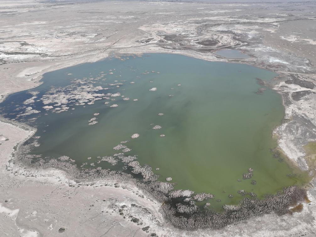 内蒙古西居延海近5年来首度进水