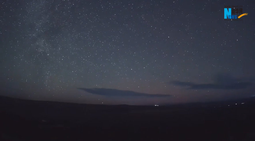 额尔古纳再现极光