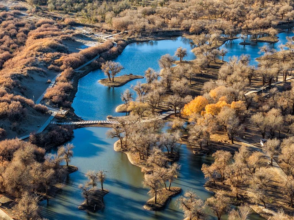 内蒙古：碧波重现居延海