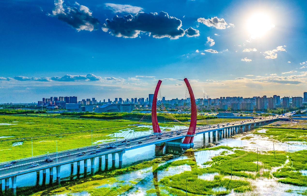 内蒙古通辽：西辽河岸线成为生态乐园